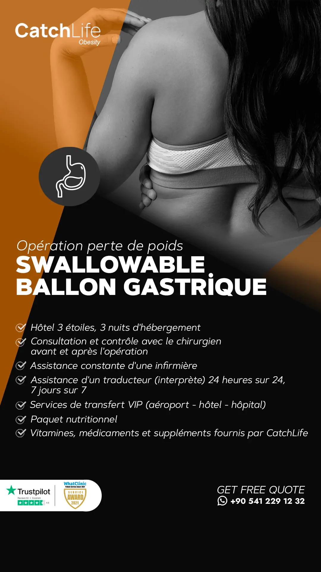 swallowable gastric balloon procedure package in turkey
